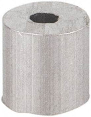 Value Collection - 1/16" Round Stop Compression Sleeve - Aluminum - Exact Tool & Supply
