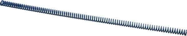 Associated Spring Raymond - 10mm Hole Diam, 5mm Rod Diam, 12" Free Length, Blue Die Spring - 185.6 N Max Deflection, 116mm Max Deflection, Medium Duty, Chromium Alloy Steel - Exact Tool & Supply