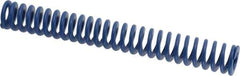 Associated Spring Raymond - 20mm Hole Diam, 10mm Rod Diam, 152mm Free Length, Blue Die Spring - 752.4 N Max Deflection, 57mm Max Deflection, Medium Duty, Chromium Alloy Steel - Exact Tool & Supply