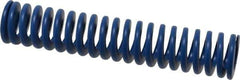 Associated Spring Raymond - 25mm Hole Diam, 12.5mm Rod Diam, 5" Free Length, Blue Die Spring - 1243.2 N Max Deflection, 48mm Max Deflection, Medium Duty, Chromium Alloy Steel - Exact Tool & Supply
