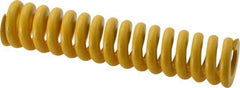 Associated Spring Raymond - 32mm Hole Diam, 16mm Rod Diam, 152mm Free Length, Yellow Die Spring - 3876 N Max Deflection, 38mm Max Deflection, Extra Strong, Chromium Alloy Steel - Exact Tool & Supply