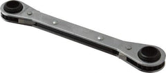 Proto - 13mm x 14mm 12 Point Reversible Ratcheting Box Wrench - Double End, 1-5/8" Head Diam x 1/2" Head Thickness, 6" OAL, Steel, Chrome Finish - Exact Tool & Supply