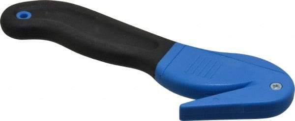 ICT - Fixed Safety Cutter - 1.65" Blade, Blue & Black Ergonomic Grip Handle, 1 Blade Included - Exact Tool & Supply