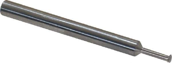 Scientific Cutting Tools - 32 to 56 TPI, Internal/External Single Profile Thread Mill - #8" Noml Diam, 0.12" Cut Diam, 3/16" Shank Diam, 3 Flute, 0.07" Neck Diam, 0.3" Neck Length, 2" OAL, Bright Finish - Exact Tool & Supply