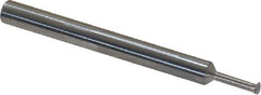 Scientific Cutting Tools - 32 to 56 TPI, Internal/External Single Profile Thread Mill - #8" Noml Diam, 0.12" Cut Diam, 3/16" Shank Diam, 3 Flute, 0.07" Neck Diam, 0.3" Neck Length, 2" OAL, Bright Finish - Exact Tool & Supply