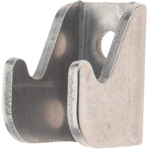 De-Sta-Co - 360 Lb Capacity, 0.17" Mounting Hole, Stainless Steel Clamp Latch Plate & Hook Assembly - 0.79" Base Length x 0.52" Base Width - Exact Tool & Supply