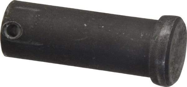 Made in USA - 3/4" Pin Diam, 2" OAL, Standard Clevis Pin - 5/32" Hole, 1-27/32" Usable Length, Uncoated Steel - Exact Tool & Supply