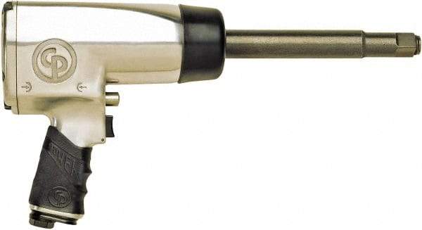Chicago Pneumatic - 3/4" Drive, 4,200 RPM, 1,000 Ft/Lb Torque Impact Wrench/Ratchet - Pistol Grip Handle, 900 IPM, 24 CFM, 90 psi, 3/8" NPT Inlet - Exact Tool & Supply