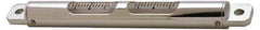 Geier & Bluhm, Inc. - 6-1/4 Inch Long, Brass Tubular and Pocket Level - 0.1 Inch Sensitivity, 11/16 Inch High/Diameter, Chrome, 1 Vial - Exact Tool & Supply