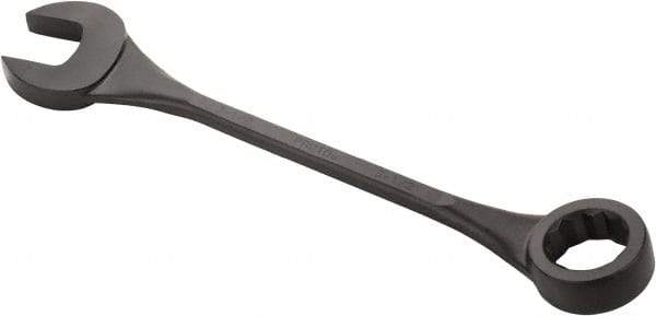 Proto - 3-1/2" 12 Point Offset Combination Wrench - 15° Offset Angle, 37" OAL, Steel, Black Finish - Exact Tool & Supply