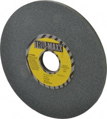 Tru-Maxx - 7" Diam x 1-1/4" Hole x 1/4" Thick, I Hardness, 100 Grit Surface Grinding Wheel - Silicon Carbide, Type 1, Fine Grade, 3,600 Max RPM, Vitrified Bond, No Recess - Exact Tool & Supply