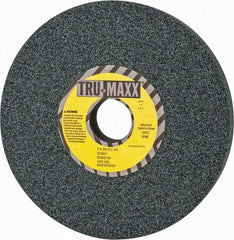 Tru-Maxx - 7" Diam x 1-1/4" Hole x 3/4" Thick, I Hardness, 60 Grit Surface Grinding Wheel - Silicon Carbide, Type 5, Medium Grade, 3,600 Max RPM, Vitrified Bond, One-Side Recess - Exact Tool & Supply