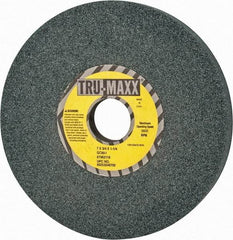 Tru-Maxx - 7" Diam x 1-1/4" Hole x 3/4" Thick, I Hardness, 80 Grit Surface Grinding Wheel - Silicon Carbide, Type 5, Medium Grade, 3,600 Max RPM, Vitrified Bond, One-Side Recess - Exact Tool & Supply