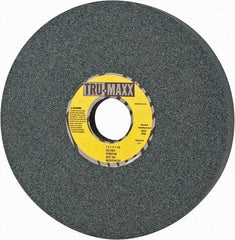 Tru-Maxx - 7" Diam x 1-1/4" Hole x 1" Thick, I Hardness, 100 Grit Surface Grinding Wheel - Silicon Carbide, Type 5, Fine Grade, 3,600 Max RPM, Vitrified Bond, One-Side Recess - Exact Tool & Supply