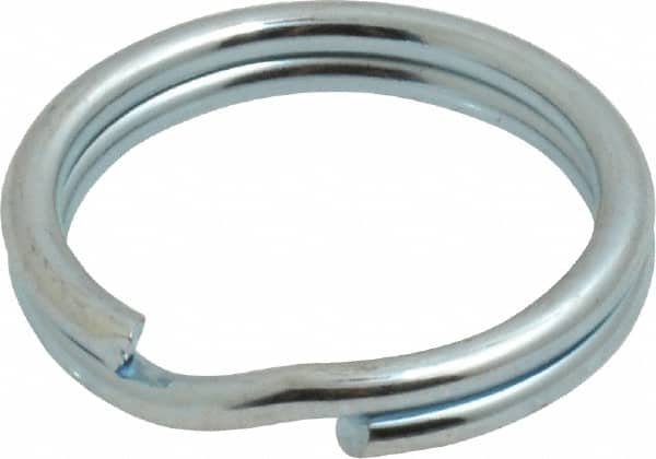 Made in USA - 0.596" ID, 0.74" OD, 0.105" Thick, Split Ring - Exact Tool & Supply