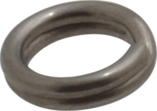 Made in USA - 0.174" ID, 0.254" OD, 0.062" Thick, Split Ring - 18-8 Stainless Steel, Natural Finish - Exact Tool & Supply