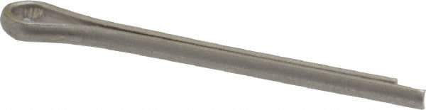 Made in USA - 1/16" Diam x 3/4" Long Extended Prong Cotter Pin - Grade 18-8, Uncoated, Stainless Steel - Exact Tool & Supply