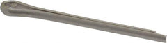 Made in USA - 1/16" Diam x 3/4" Long Extended Prong Cotter Pin - Grade 18-8, Uncoated, Stainless Steel - Exact Tool & Supply