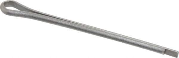 Made in USA - 1/16" Diam x 1" Long Extended Prong Cotter Pin - Grade 18-8, Uncoated, Stainless Steel - Exact Tool & Supply