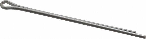 Made in USA - 1/16" Diam x 1-1/2" Long Extended Prong Cotter Pin - Grade 18-8, Uncoated, Stainless Steel - Exact Tool & Supply