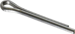 Made in USA - 3/32" Diam x 3/4" Long Extended Prong Cotter Pin - Grade 18-8, Uncoated, Stainless Steel - Exact Tool & Supply