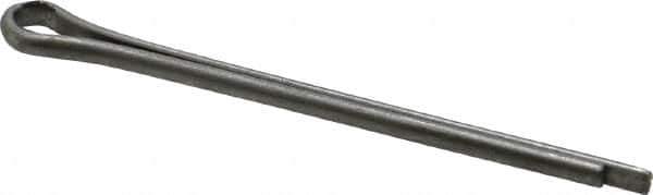 Made in USA - 3/32" Diam x 1-1/2" Long Extended Prong Cotter Pin - Grade 18-8, Uncoated, Stainless Steel - Exact Tool & Supply