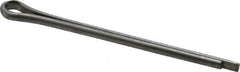 Made in USA - 3/32" Diam x 1-1/2" Long Extended Prong Cotter Pin - Grade 18-8, Uncoated, Stainless Steel - Exact Tool & Supply