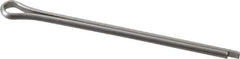 Made in USA - 3/32" Diam x 1-3/4" Long Extended Prong Cotter Pin - Grade 18-8, Uncoated, Stainless Steel - Exact Tool & Supply