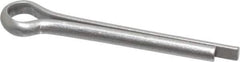 Made in USA - 1/8" Diam x 1" Long Extended Prong Cotter Pin - Grade 18-8, Uncoated, Stainless Steel - Exact Tool & Supply