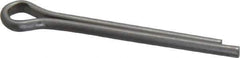 Made in USA - 1/8" Diam x 1-1/4" Long Extended Prong Cotter Pin - Grade 18-8, Uncoated, Stainless Steel - Exact Tool & Supply