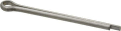 Made in USA - 1/8" Diam x 1-3/4" Long Extended Prong Cotter Pin - Grade 18-8, Uncoated, Stainless Steel - Exact Tool & Supply