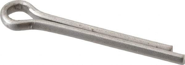 Made in USA - 5/32" Diam x 1-1/4" Long Extended Prong Cotter Pin - Grade 18-8, Uncoated, Stainless Steel - Exact Tool & Supply