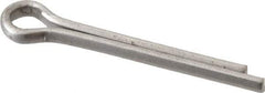 Made in USA - 5/32" Diam x 1-1/4" Long Extended Prong Cotter Pin - Grade 18-8, Uncoated, Stainless Steel - Exact Tool & Supply