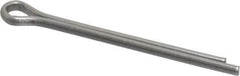 Made in USA - 5/32" Diam x 2" Long Extended Prong Cotter Pin - Grade 18-8, Uncoated, Stainless Steel - Exact Tool & Supply