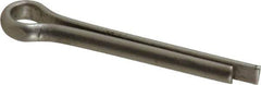 Made in USA - 3/16" Diam x 1-1/4" Long Extended Prong Cotter Pin - Grade 18-8, Uncoated, Stainless Steel - Exact Tool & Supply