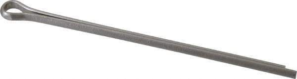 Made in USA - 3/16" Diam x 4" Long Extended Prong Cotter Pin - Grade 18-8, Uncoated, Stainless Steel - Exact Tool & Supply