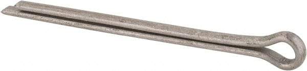 Made in USA - 1/4" Diam x 4" Long Extended Prong Cotter Pin - Grade 18-8, Uncoated, Stainless Steel - Exact Tool & Supply