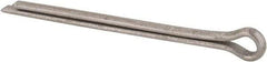 Made in USA - 1/4" Diam x 4" Long Extended Prong Cotter Pin - Grade 18-8, Uncoated, Stainless Steel - Exact Tool & Supply