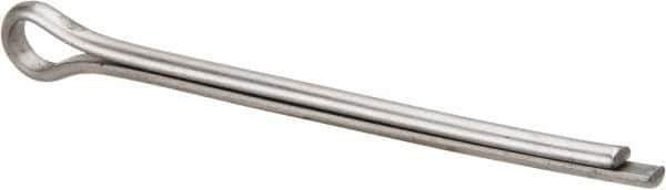 Made in USA - 5/16" Diam x 5" Long Extended Prong Cotter Pin - Grade 18-8, Uncoated, Stainless Steel - Exact Tool & Supply