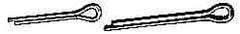 Made in USA - 5/16" Diam x 1-1/2" Long Extended Prong Cotter Pin - Grade 18-8, Uncoated, Stainless Steel - Exact Tool & Supply