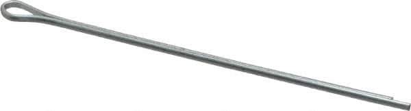 Made in USA - 1/16" Diam x 2" Long Extended Prong Cotter Pin - Grade 2, Zinc-Plated, Steel - Exact Tool & Supply