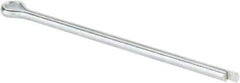 Made in USA - 3/32" Diam x 2" Long Extended Prong Cotter Pin - Grade 2, Zinc-Plated, Steel - Exact Tool & Supply