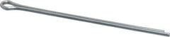Made in USA - 3/32" Diam x 2-1/2" Long Extended Prong Cotter Pin - Grade 2, Zinc-Plated, Steel - Exact Tool & Supply