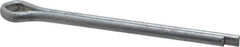 Made in USA - 5/32" Diam x 2" Long Extended Prong Cotter Pin - Grade 2, Zinc-Plated, Steel - Exact Tool & Supply