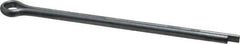 Made in USA - 3/16" Diam x 3-1/2" Long Extended Prong Cotter Pin - Grade 2, Zinc-Plated, Steel - Exact Tool & Supply