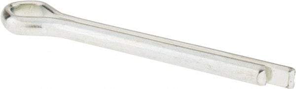 Made in USA - 3/8" Diam x 3" Long Extended Prong Cotter Pin - Grade 2, Zinc-Plated, Steel - Exact Tool & Supply