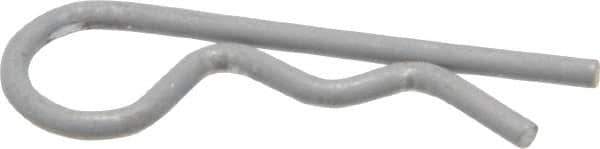 Made in USA - 1/4 to 5/16" Shaft Diam, 1-1/8" Long, 0.059" Wire Diam, Hair Pin Cotter - Grades 302 & 18-8 Stainless Steel - Exact Tool & Supply