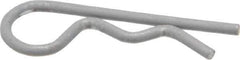 Made in USA - 1/4 to 5/16" Shaft Diam, 1-1/8" Long, 0.059" Wire Diam, Hair Pin Cotter - Grades 302 & 18-8 Stainless Steel - Exact Tool & Supply