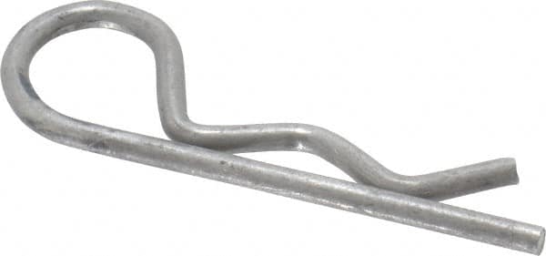 Made in USA - 5/16 to 3/8" Shaft Diam, 1-7/16" Long, 0.073" Wire Diam, Hair Pin Cotter - Exact Tool & Supply