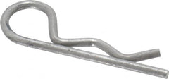 Made in USA - 5/16 to 3/8" Shaft Diam, 1-7/16" Long, 0.073" Wire Diam, Hair Pin Cotter - Exact Tool & Supply